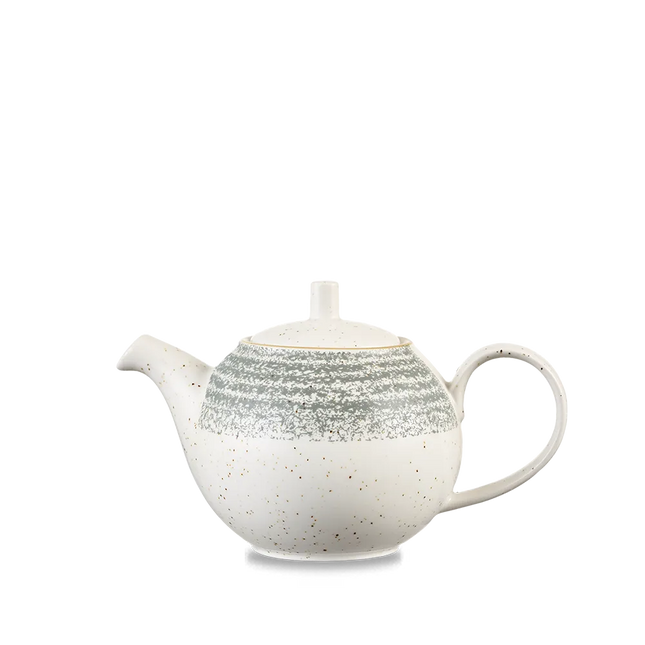 Churchill Studio Prints Stone Grey theepot 444 ml – porseleinen theepot voor cafés en bars