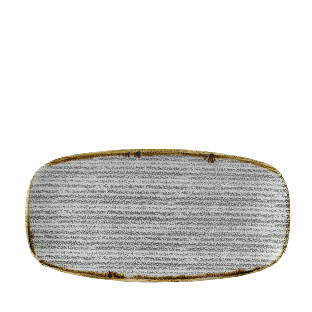 Studio Stone Grey Chefs Oblong Plate 29.8 x 15.3cm12/box