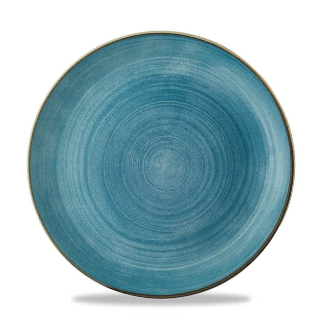 Stonecast Raw Teal Evolve Coupe Plate 26 cm 12/box