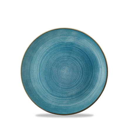 Stonecast Raw Teal Evolve Coupe Plate 16.5 cm 12/box