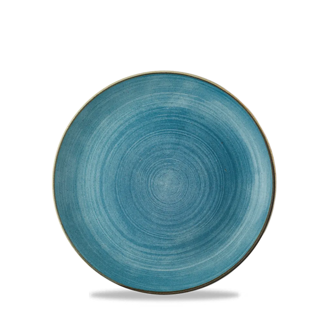 Stonecast Raw Teal Evolve Coupe Plate 16.5 cm 12/box