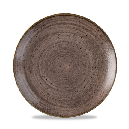 Stonecast Raw Brown Evolve Coupe Plate 21.7cm 12/box