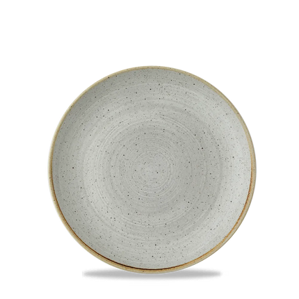 Stonecast Raw Grey Evolve Coupe Plate 16.5 cm 12/box