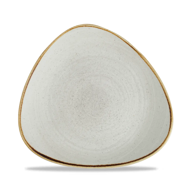 Stonecast Raw Grey Lotus Plate 23cm 12/box