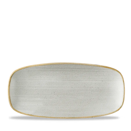 Stonecast Raw Grey Chefs Oblong Plate 26.9x12.7 cm 12/box
