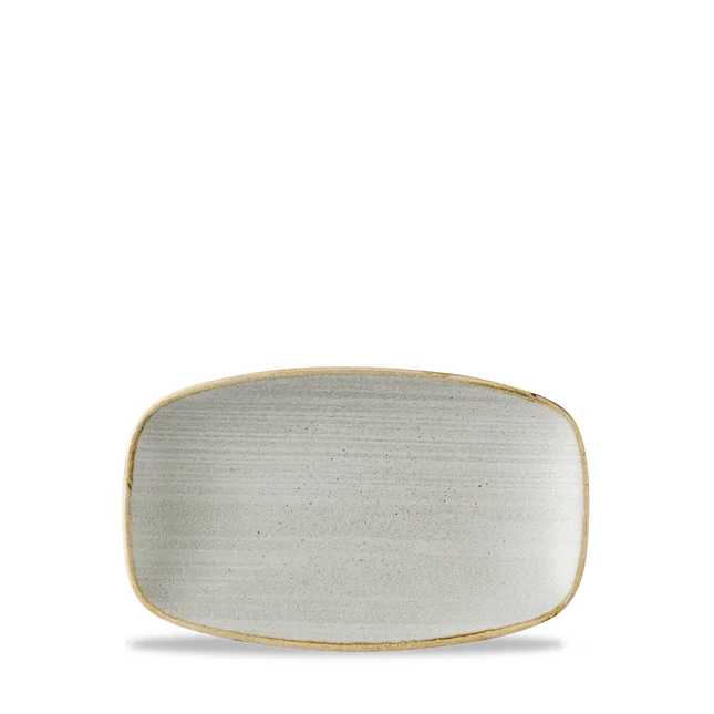 Stonecast Raw Grey Oblong Chefs Plate 20x12,1 cm 12/box
