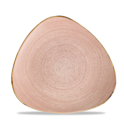 Churchill Stonecast Raw Terracotta Lotus bord Ø 23 cm – gespikkeld porseleinen bord voor hotels en restaurants