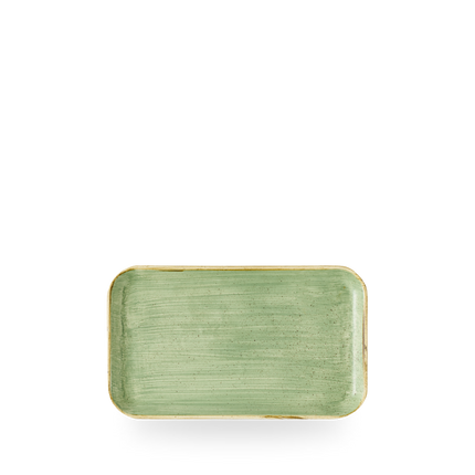 Churchill Stonecast Sage Green rechthoekig bord 22 x 13 cm