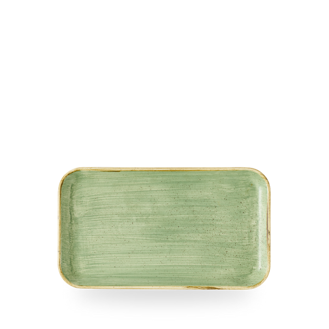 Churchill Stonecast Sage Green rechthoekig bord 26 x 15 cm