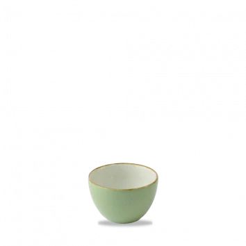 Churchill Stonecast Sage Green suikerpot 227 ml – salie-groen gespikkeld porseleinen suikerpot voor cafés