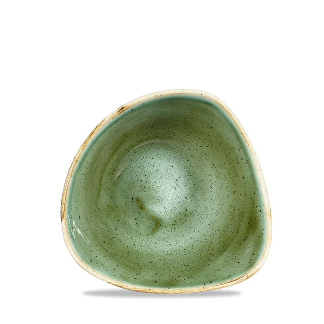 Churchill Stonecast Samphire Green Lotus kom Ø 15 cm – groene kom voor restaurants