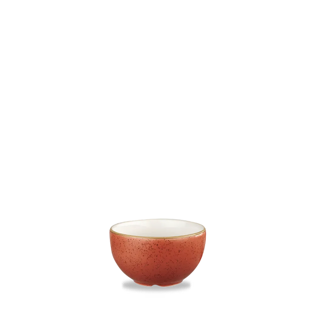 Churchill Stonecast Orange Profile suikerpot 237 ml – porseleinen suikerpot voor de horeca