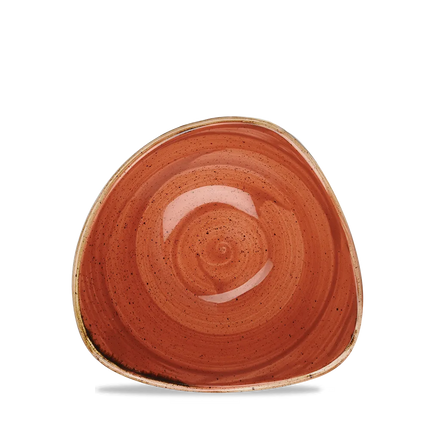 Churchill Stonecast Orange Lotus kom Ø 15 cm – gespikkeld porseleinen kom voor professionele keukens