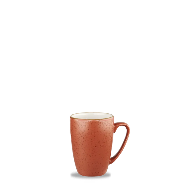 Churchill Stonecast Orange Profile mok 355 ml – porseleinen koffiemok voor de horeca