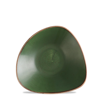 Churchill Stonecast Sorrel Green lotuskom Ø 15,2 cm – gespikkelde porseleinen kom voor horeca