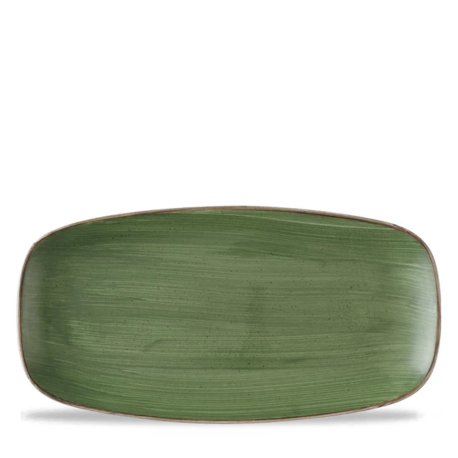 Stonecast Green Chef Oblong Plate 29.8x15.3 cm 12/box