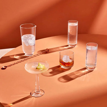 Nude Big Top highball glas 300 ml – modern kristallen longdrinkglas voor cocktails