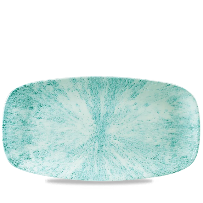 Stone Aquamarine Chefs Oblong Plate 35.5 x 18.9cm 6/box