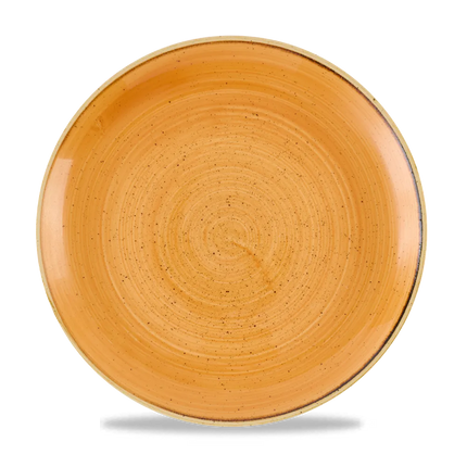 Churchill Stonecast Tangerine coupe bord Ø 28,8 cm – groot oranje bord voor horeca