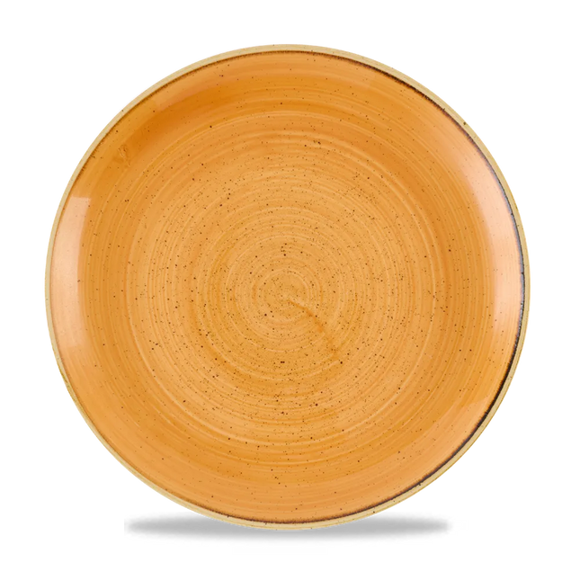 Churchill Stonecast Tangerine coupe bord Ø 28,8 cm – groot oranje bord voor horeca