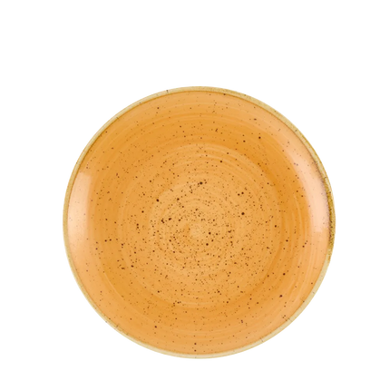 Churchill Stonecast Tangerine coupe bord Ø 16,5 cm – klein oranje bijzetbord voor restaurants