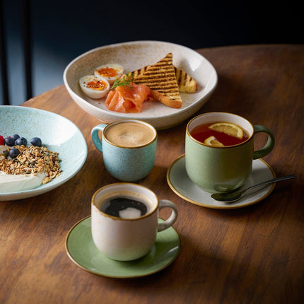 Churchill Stonecast Bubble Mug – porseleinen mok met rustieke uitstraling, verkrijgbaar in meerdere kleuren en formaten voor de horeca.