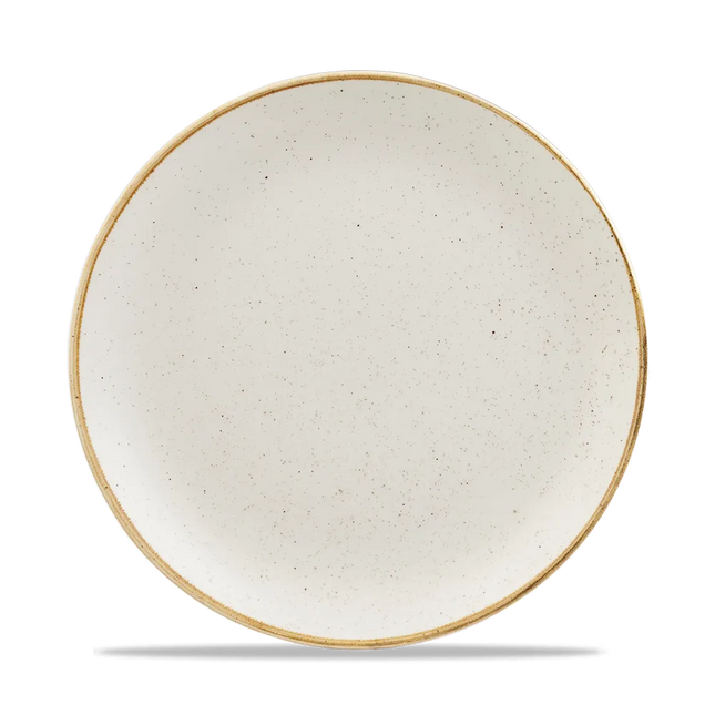 Stonecast Barley White Evolve Coupe Plate 26cm 12/box