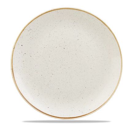 Churchill Stonecast Barley White Evolve coupebord Ø 29 cm – randloos porseleinen bord voor restaurants