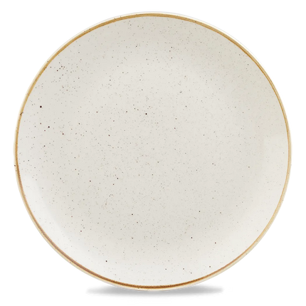 Churchill Stonecast Barley White Evolve coupebord Ø 30 cm – randloos porseleinen bord voor de horeca
