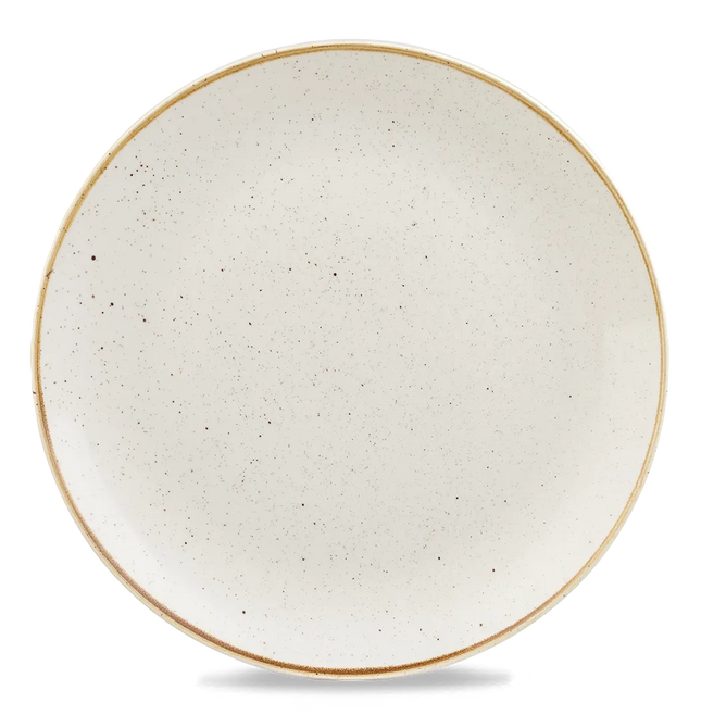 Churchill Stonecast Barley White Evolve coupebord Ø 30 cm – randloos porseleinen bord voor de horeca