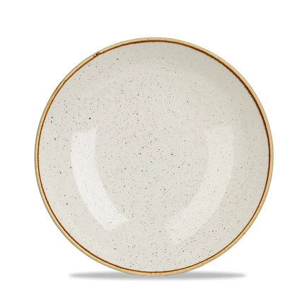 Churchill Stonecast Barley White Evolve coupekom Ø 25 cm – randloze porseleinen kom voor cafés en bars