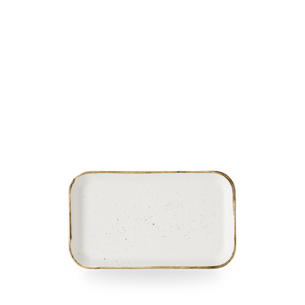Churchill Stonecast Barley White rechthoekig bord 22 x 13 cm