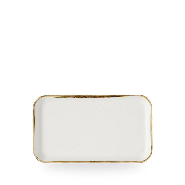 Churchill Stonecast Barley White rechthoekig bord 26 x 15 cm
