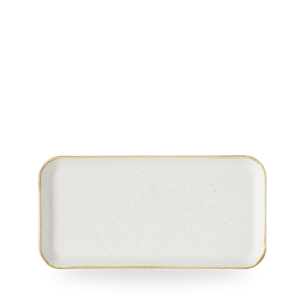 Churchill Stonecast Barley White rechthoekig bord 30 x 15 cm