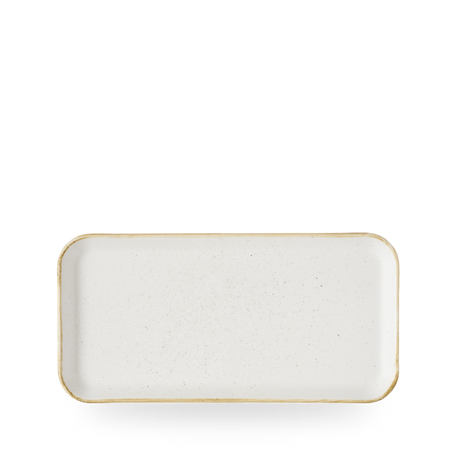 Churchill Stonecast Barley White rechthoekig bord 30 x 15 cm