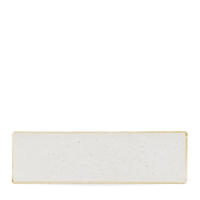 Churchill Stonecast Barley White ovaal bord 30x9 cm – langwerpig wit bord voor restaurants