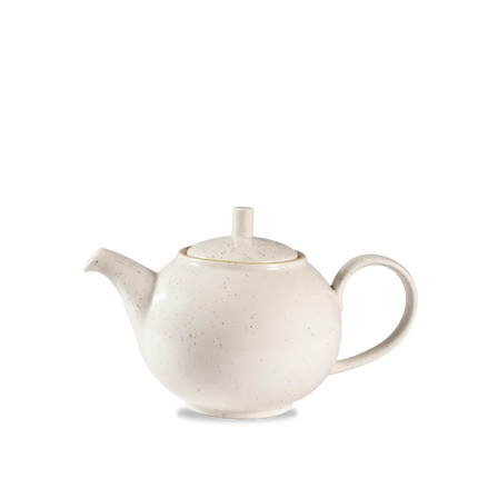 Churchill Stonecast Barley White theepot 444 ml – porseleinen theepot voor buffetten en catering