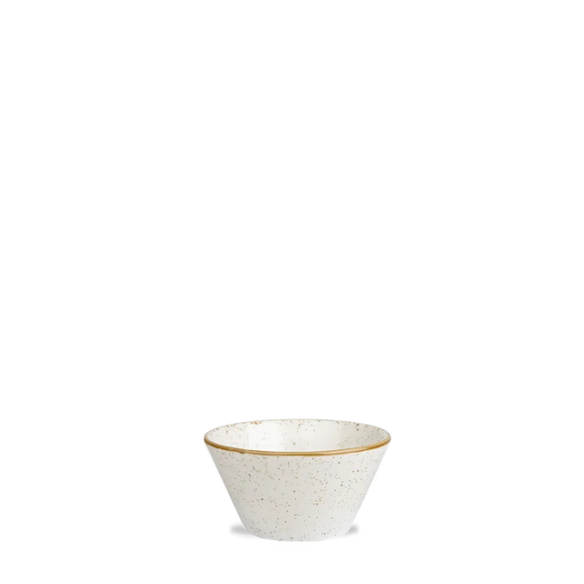 Churchill Stonecast Barley White vierkant sausschaaltje 89 ml – porseleinen dipschaaltje voor restaurants