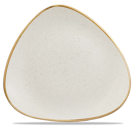 Churchill Stonecast Barley White Lotus bord Ø 30 cm – gespikkeld porseleinen bord voor de horecasector
