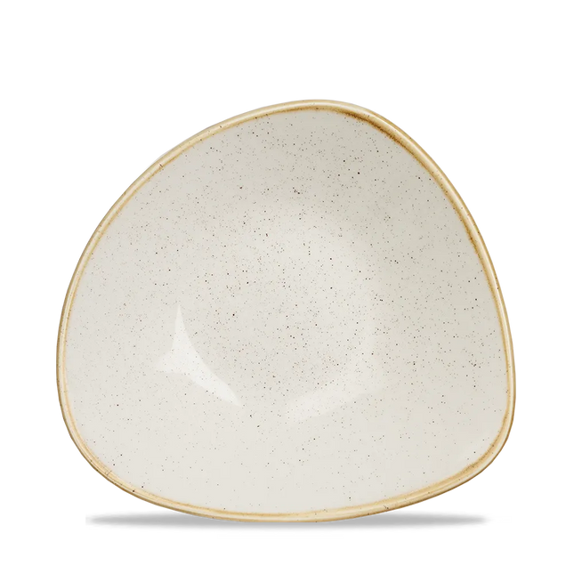 Churchill Stonecast Barley White Lotus kom Ø 23 cm – gespikkeld porseleinen kom voor fine dining