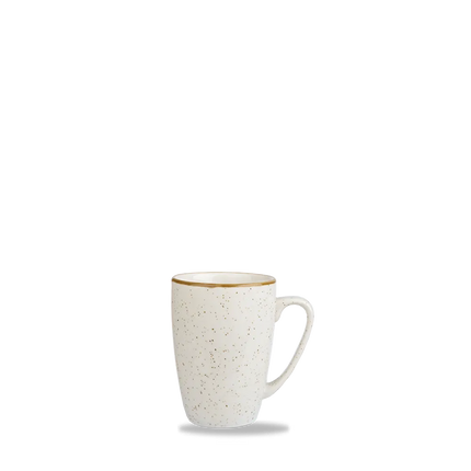 Churchill Stonecast Barley White Profile mok 355 ml – porseleinen koffiemok voor professionele keukens