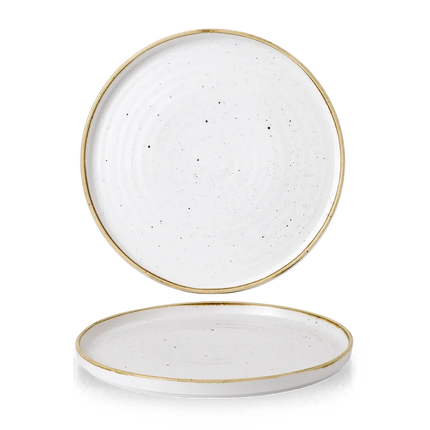 Stonecast Barley White Walled Plate 28cm 6/box