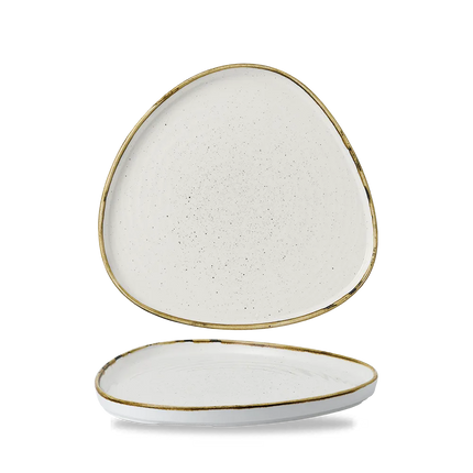 Barley White Triang. Walled Chefs Plate 27 cm 6/box