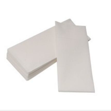 Airlaid Servet Wit 40x40cm 1/8 vouw ONBEDRUKT (1200 stuks)