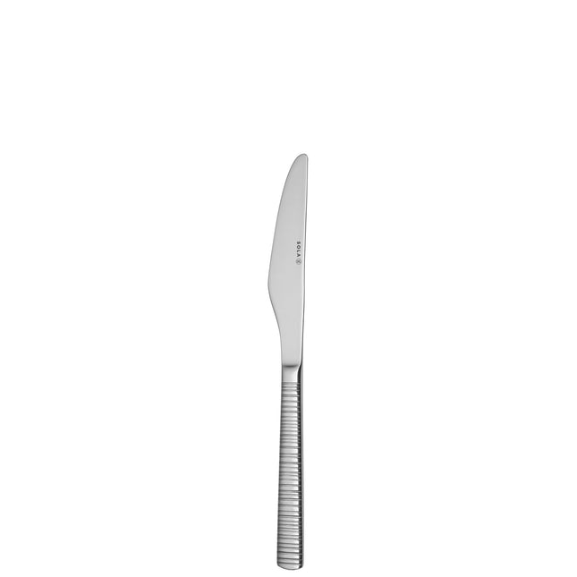 Sola Bali botermes 18,8 cm – Compact roestvrijstalen mes, perfect voor het smeren van boter en spreads op brood bij ontbijt en diners. Ideaal voor professioneel gebruik in de horeca.. Verpakt per 12 stuks.