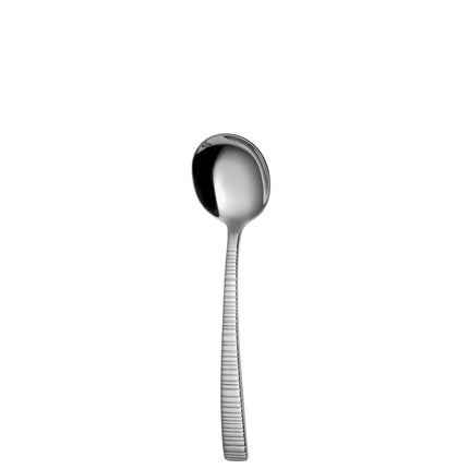 Sola Bali soeplepel 17,6 cm – Stijlvolle roestvrijstalen lepel, perfect voor het serveren van soepen en bouillons. Ideaal voor professioneel gebruik in de horeca. Verpakt per 12 stuks.