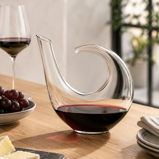 Spiegelau Highline karaf 750 ml – kristallen decanter voor wijnservice in restaurant en bar
