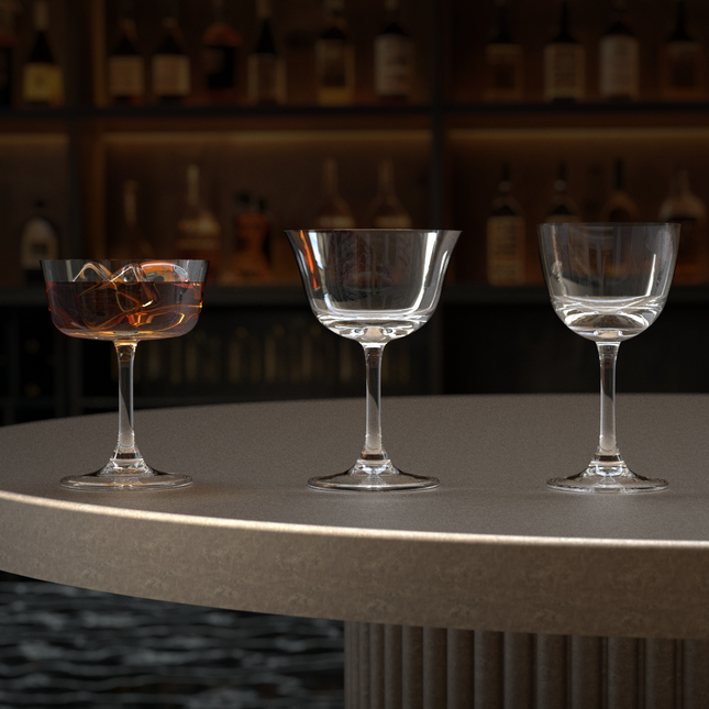 Onis Classic Bar stemware collectie Nick & Nora glas 160 ml professioneel barglas