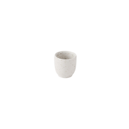 Churchill Stonecast Barley White Egg Cup – set van 24 eierdopjes in een rustieke witte kleur, ideaal voor het serveren van eieren in een sfeervolle horeca-omgeving.