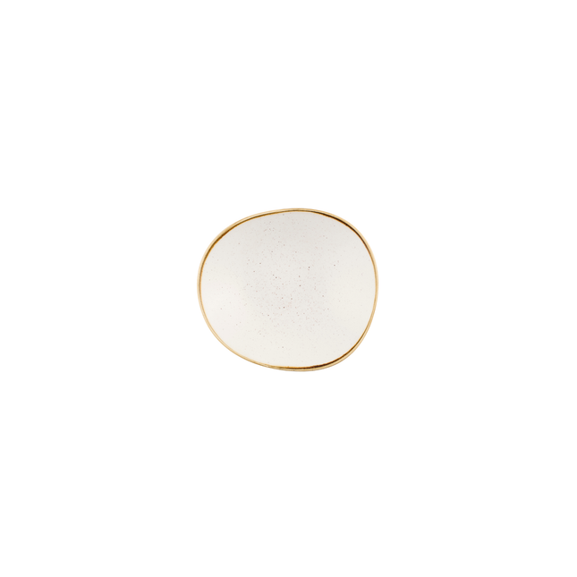 Churchill Stonecast Barley White kom 15,5 cm – crèmewit porseleinen kom voor presentaties